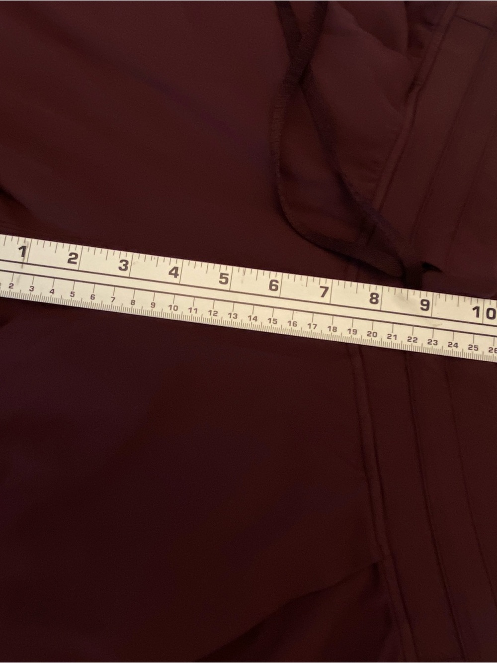 Lululemon Womens size 6 joggers Burgundy pants has front pockets New w/o tags - Picture 8 of 9